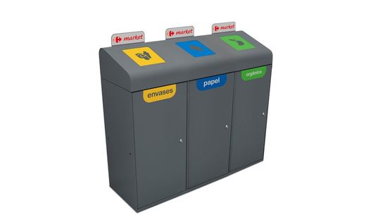 Papelera selectiva mod. Berlin 1-2-3 cuerpos