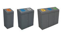 Papelera selectiva mod. Berlin 1-2-3 cuerpos