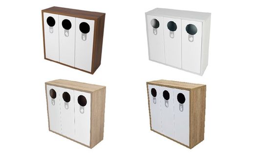 Papelera selectiva mod.mobiliario helsinki 3 y 4 cuerpos