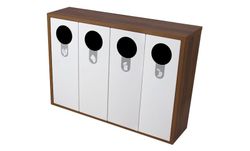 Papelera selectiva mod.mobiliario helsinki 3 y 4 cuerpos