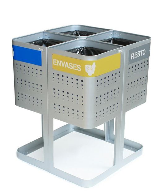 Papelera selectiva urbana 50lt atenas