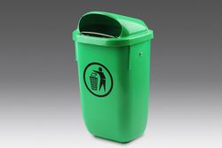 Papelera urbana 60lts polipropileno para colgar