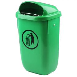 Papelera urbana 60lts polipropileno para colgar