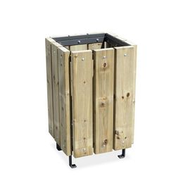 Papelera urbana madera mod.Canada