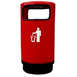 Papeleras gasolinera 90lt anti fuego