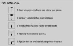 Pilona flexible de poliuretano