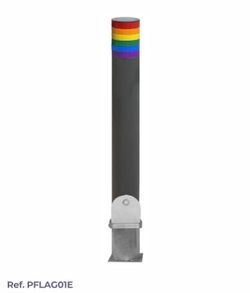 Pilona Hierro Mod. Flag Tubo de hierro