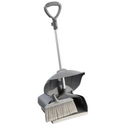 Recogedor de plástico  con Tapa y Escoba Pack 6 unidades