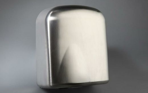 Secador de manos inox brillo óptico