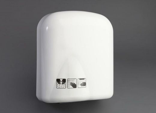 Secador de manos inox brillo óptico