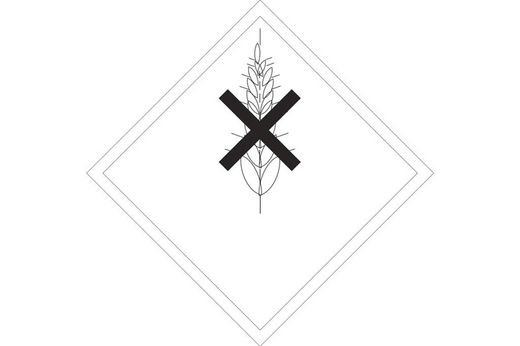 Señal adhesiva materias peligrosas - material nocivo