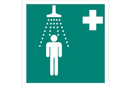 Señal evacuación solo pictorama - ducha emergencia