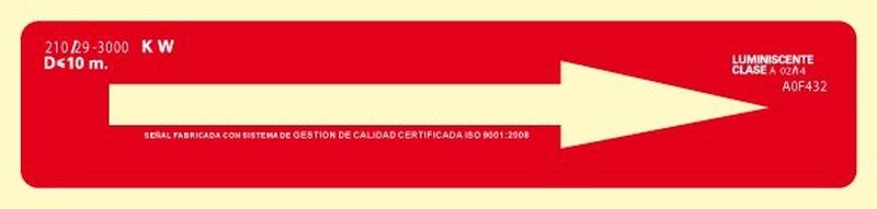 Becral - Segnale luminescente emergenza BOTIQUIN PVC 0,7 mm Classe B 224 x 300 mm omologato CTE, RIPCI nuova legge ref.RD14108