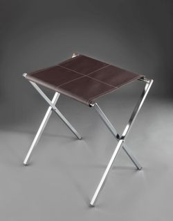Soporte maletas polipiel tubo cuadrado