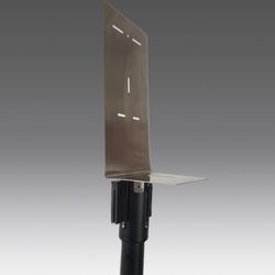 Soporte para colocar sobre poste separador con dosificador de gel