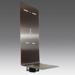 Soporte para colocar sobre poste separador con dosificador de gel