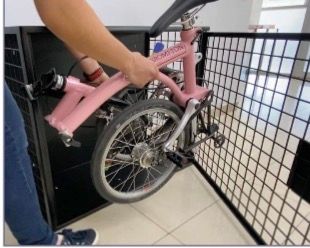 Taquilla para bicis plegables