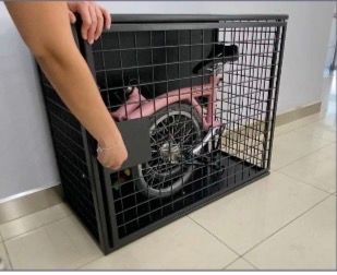 Taquilla para bicis plegables