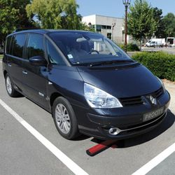 Topes de parking suelo todo acero